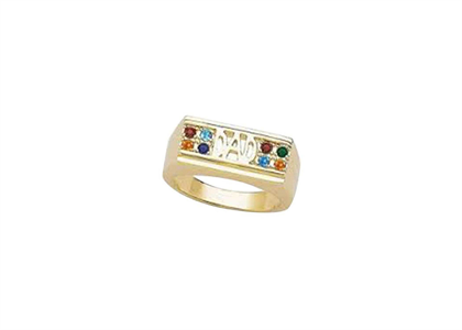 Dad Family Birthstone Ring